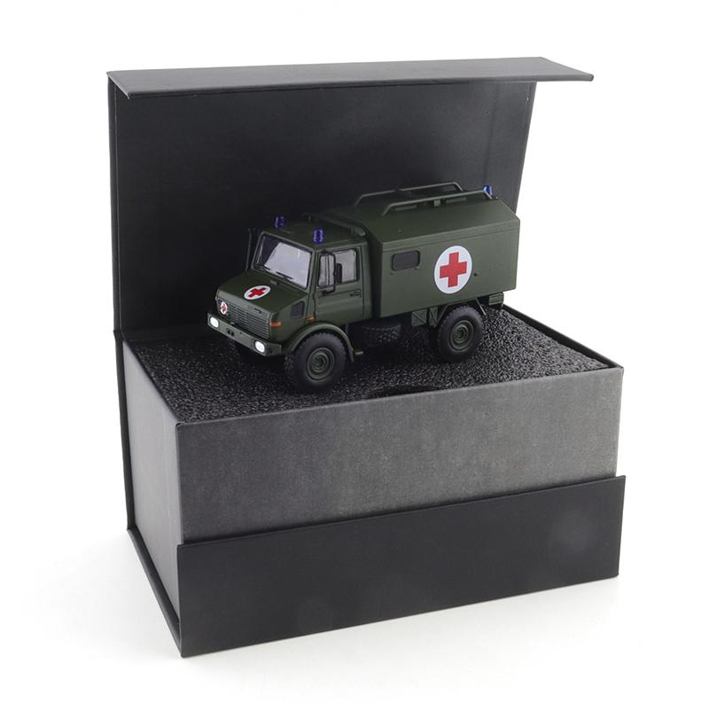 MASSDI 1/64 Unimok U1300L Внедорожный Грузовик-Дом на Колесах Специальный Спасательный Грузовик Машина Сплав Автомобиль Металлическая Литая Модель Игрушки для Детей Мальчиков