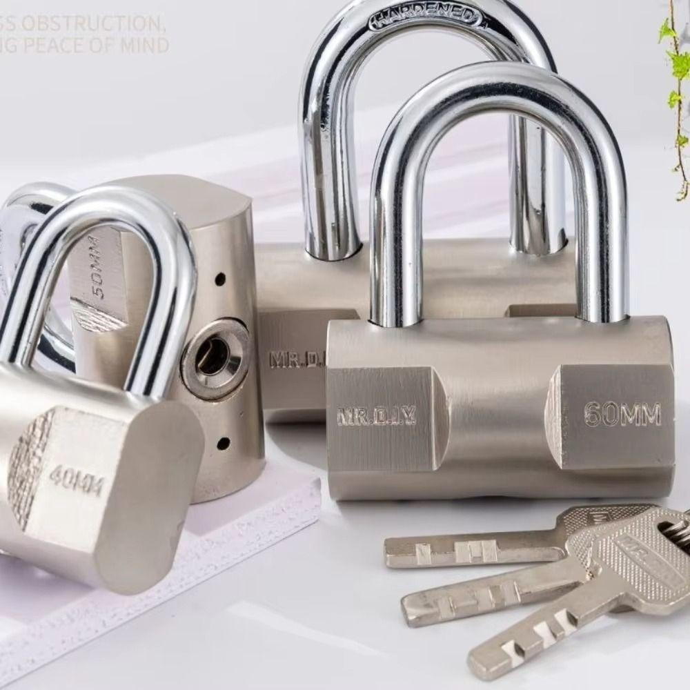 Durable Construction Zinc Zinc Alloy Padlock With Keys Waterproof Padlock Heavy Duty Padlock Gate Locks