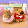 Capybara Plush Toy With Heart Sweater Design For Cute Home Decor And Gifts For Couples