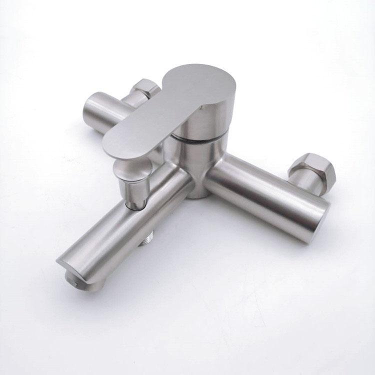 304 нержавеющая сталь Pearl тройной тяговый смеситель для душа с выпускным клапаном для ванной комнаты