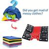 1pc Clothes Simple Quick Folding Board,Practical Home Clothing Plastic Folder Storage Tool for Shirt, T-shirt, Trousers.