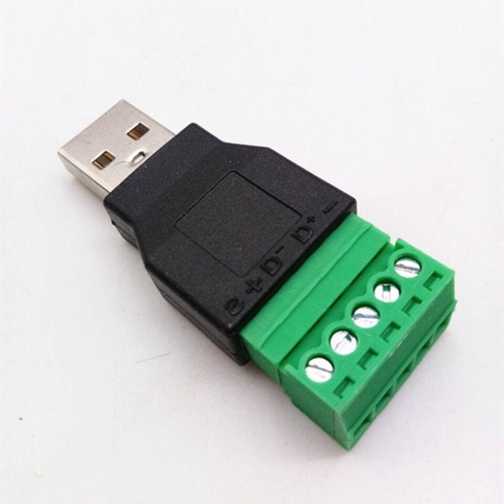 With 5 Pin Screw 5 Pin USB Plug Type a 5 Pin Screw Terminal USB Connector Mouse