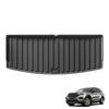 Smabee for Ford Explorer 4WD 6Seats 2020-2024 2025 TPE 3D Car Floor Mats Cargo Liner Trunk Backrest Pad Accessories Black