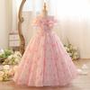 Teenagers Girls Chiffon Floral Dress Loose Children Princess Dress Summer Kids Dresses  Holiday