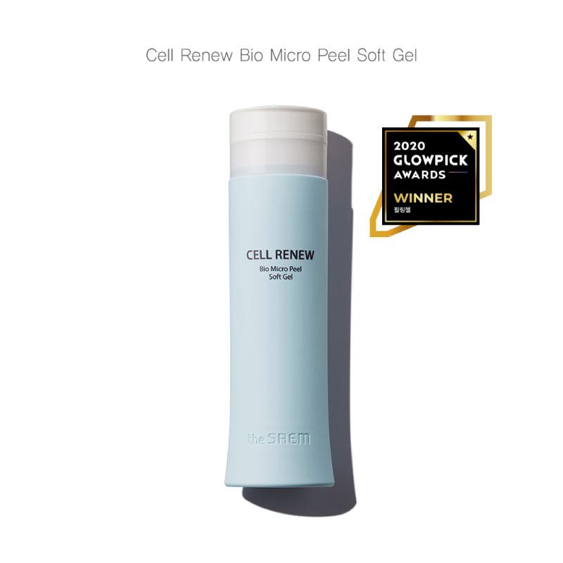 The Saem CELL RENEW Bio Micro Peel Soft Gel 160 мл Скраб, пилинг, уход за омертвевшей кожей, влага, успокаивающий, увлажняющий
