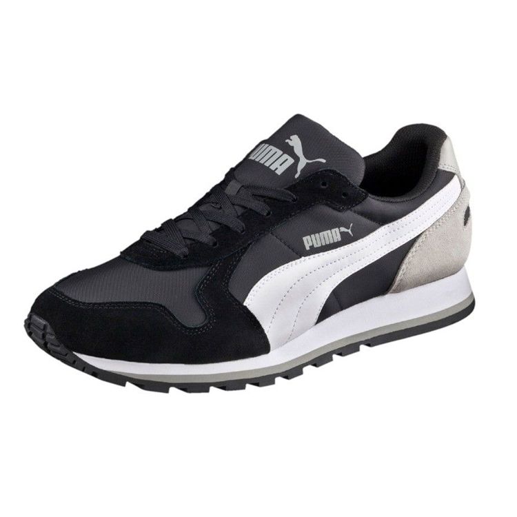 Puma Кроссовки ST Runner NL Мужские Черные Черно-Белые-Известняковые-Серые 356738-17