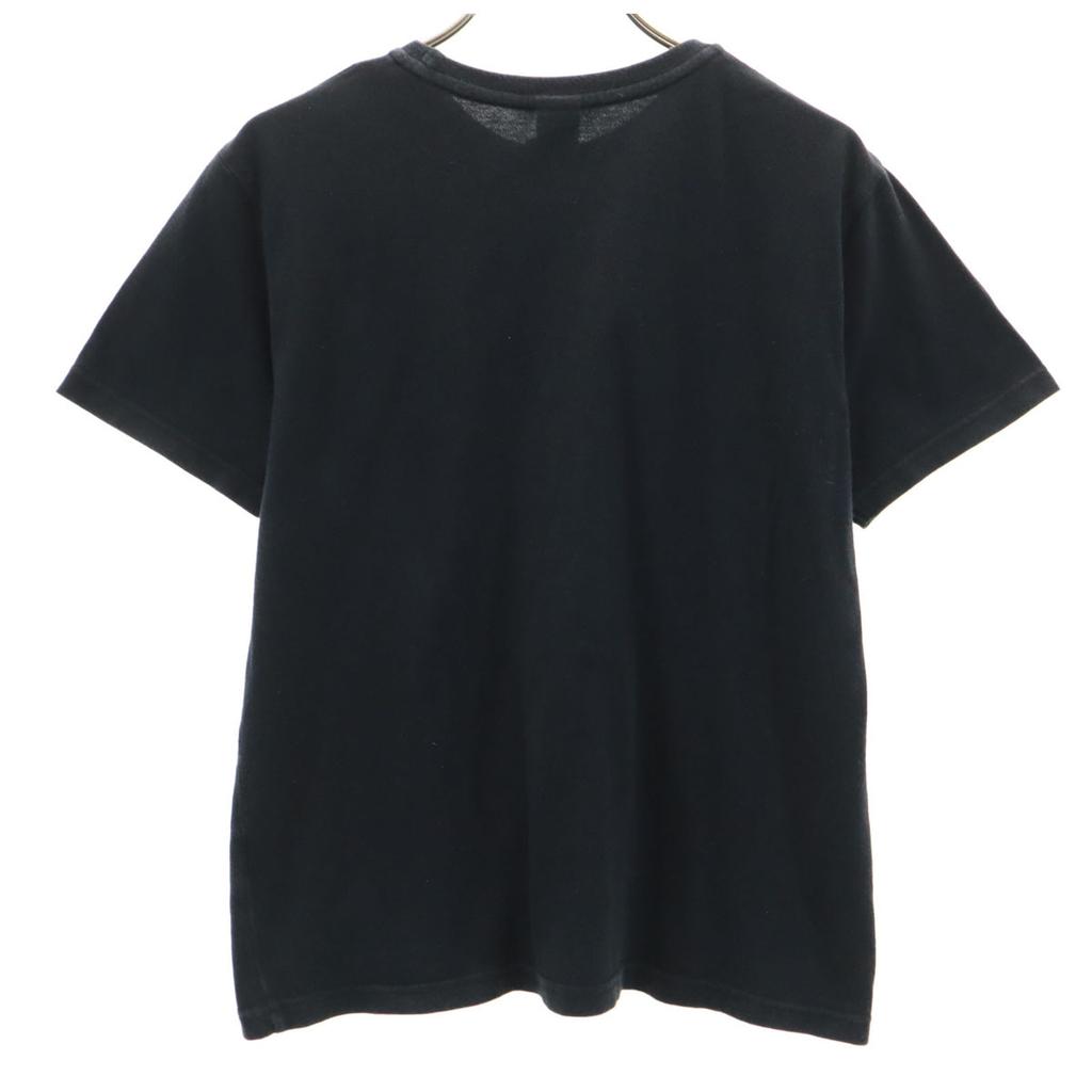 COURREGES Футболка с коротким рукавом 40 черная Мужская Б/У