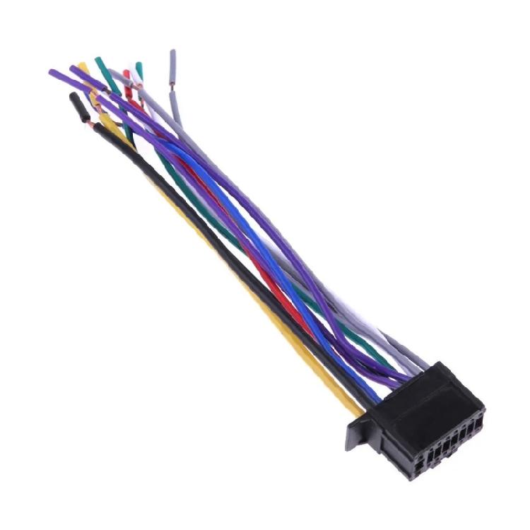 12V Car DVD Radio Stereo Wire Harnesses Cable Cord Connect Adapter