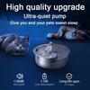 New Cat Dog Water Fountain Stainless Steel  Water Dispenser for Cats Dog Automatic Fountain with Sensor Filters Dog Drinker