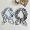Headscarf Summer Female Pastoral Style Sweet and Fresh Decorative Scarf Lace Silk Scarf Neck Small Square Hair Accessories