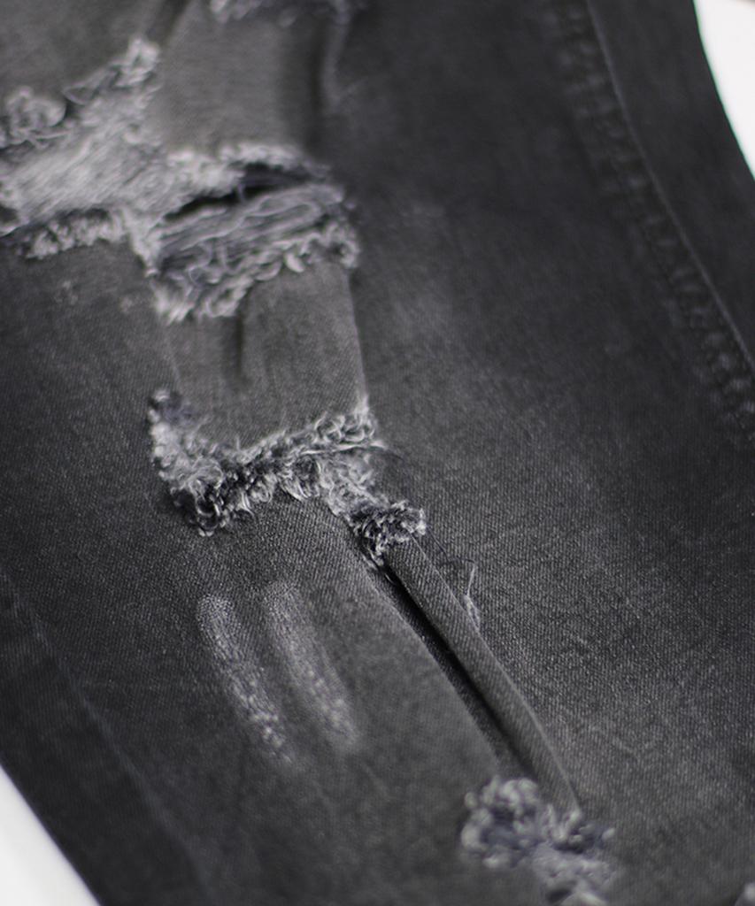 Джинсы Haipeodenim Black Gao с молнией