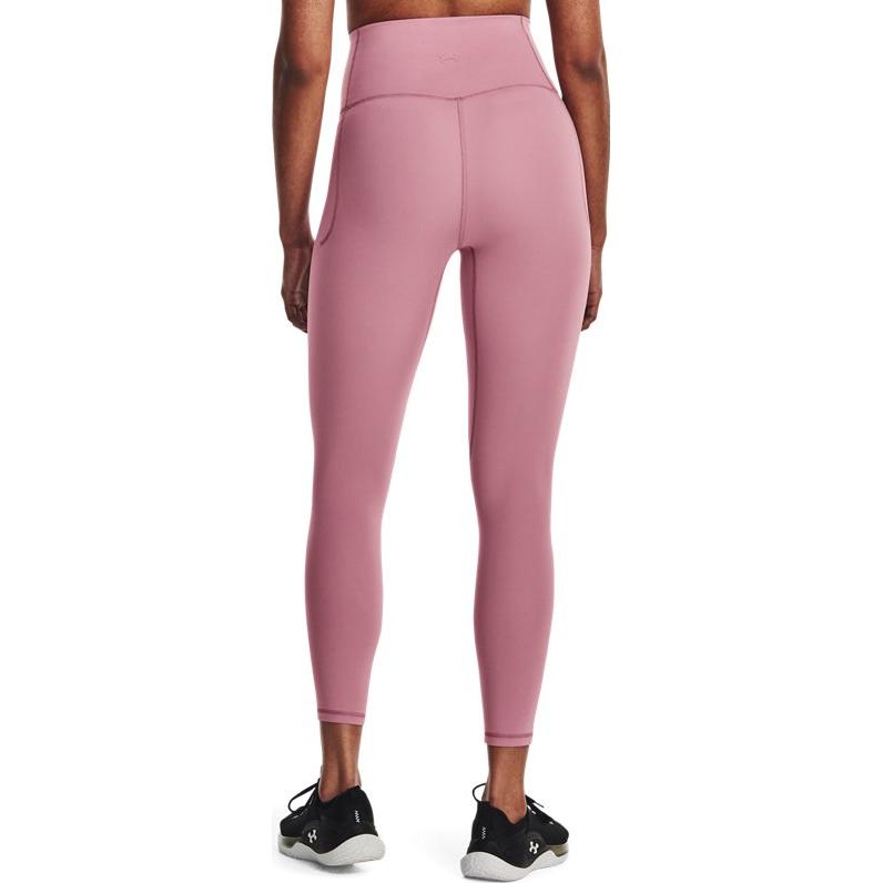 Under Armour Однотонные спортивные брюки с высокой талией и девятью точками, женские плавки, розовые 1382535-697