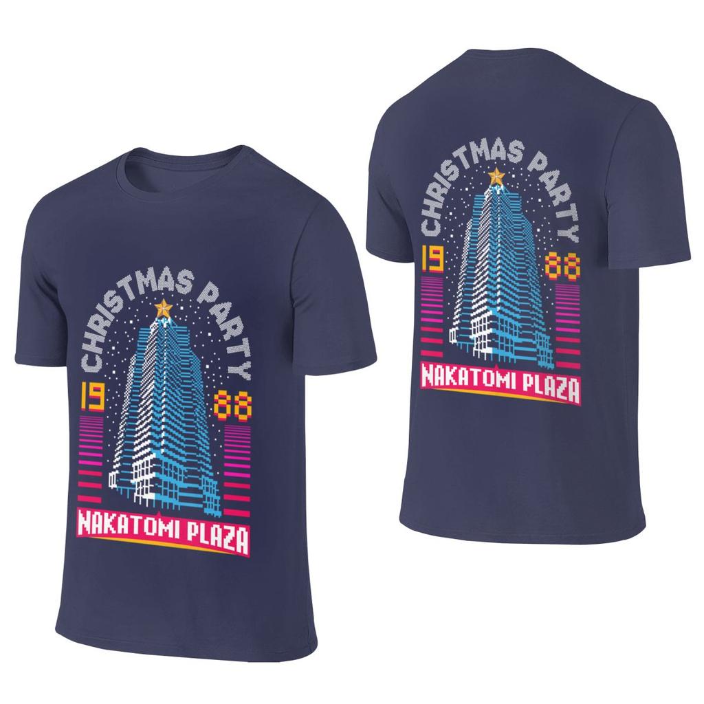Nakatomi Plaza Christmas Party 88 Retro Christmas Not Pilling Reversible Tshirt Fresh And Simple Easy To Clean Tshirt