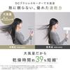 Iris Ohyama Ion Dryer Fast Dry Lightweight 380g Compact High Airflow Negative HDR-M501-H Dark Gray