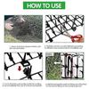 12pcs Animal Repellent Spiked Mat for Garden - Stop Digging and Trespassing