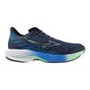 Mizuno Wave Rider 28 Модные Нескользящие Кроссовки для Бега с Низким Верхом Мужские кроссовки Vintage-Indigo 411456-8Z4S,J1GC240351