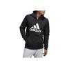 adidas Классическая толстовка с капюшоном и принтом логотипа на шнурке, мужская, для повседневной носки, активного отдыха, спорта, повседневная, с длинным рукавом, черная GH6663