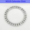 Watch Accessories Brand New Original Suitable For 9015 Movement /Black/White 3 o'clock Calendar Disc 6 o'clock Calendar Disc
