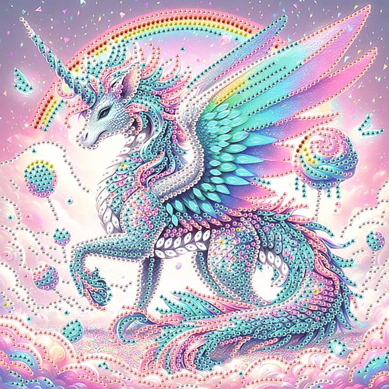 5D Abnormal Diamond Painting Set Kitten DIY Diamond Decorative Painting