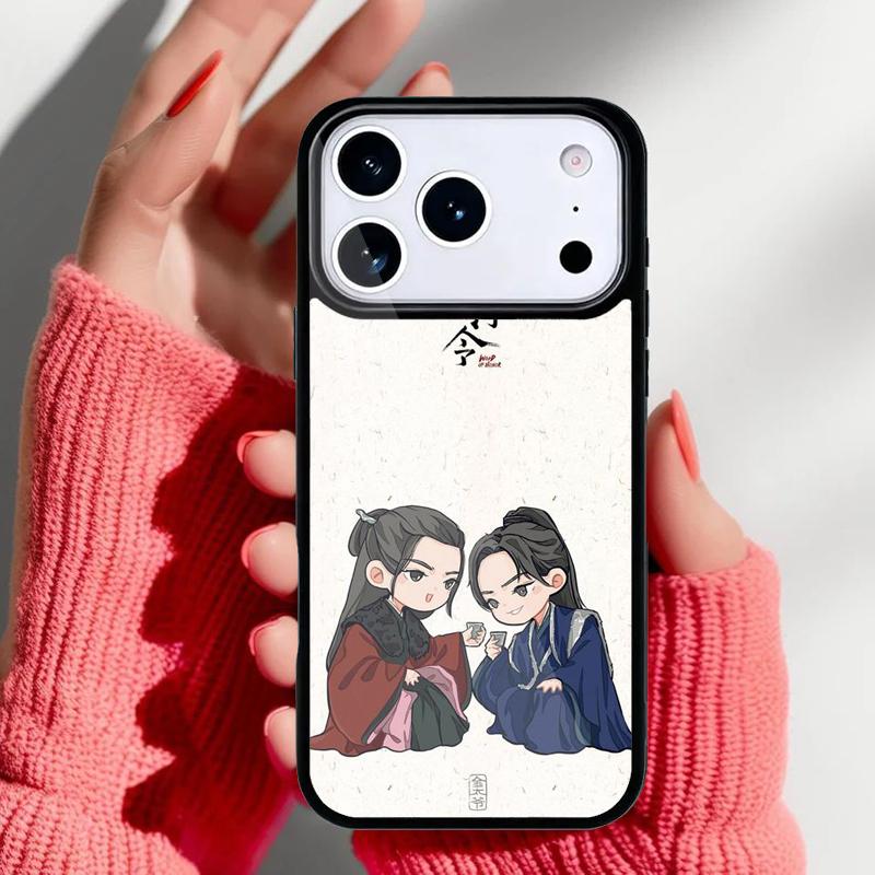 Чехол-бампер Chibi Word Of Honor для iPhone 17 16 15 14 13 Pro Max Задняя крышка для 12 11 Pro Coque