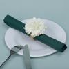 6Pcs Flower Napkin Holders Rings Artificial Floral Napkin Rings Handicraft Flower Napkin Rings Table Decoration For Wedding