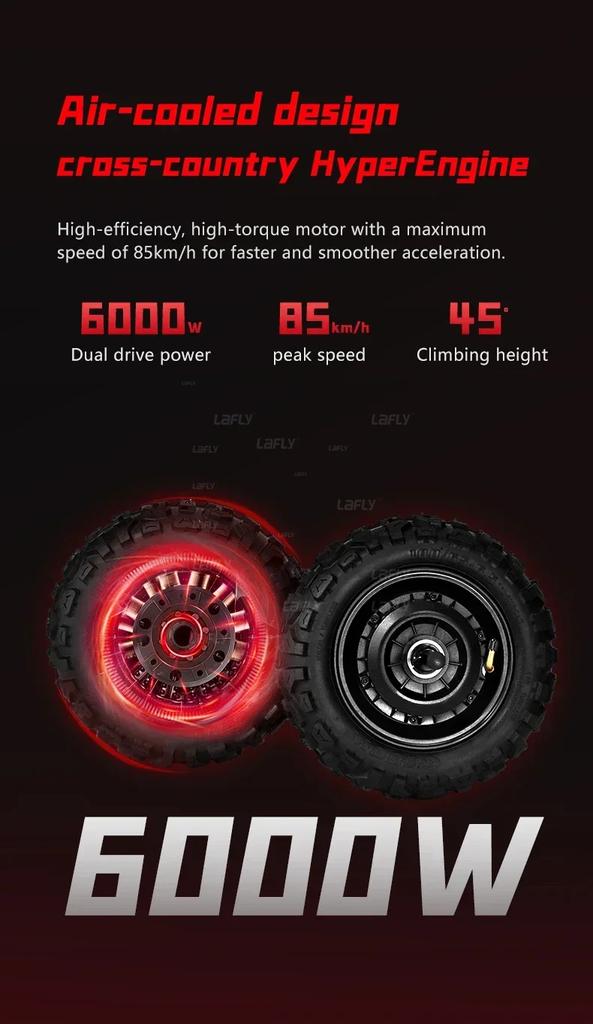 EU 2025 S5-11 38Ah 6000W 60V 38AH Max Speed 95km/h Oil Brake 11Inch Electric Scooter 100Km Range NFC Key Connectable Application