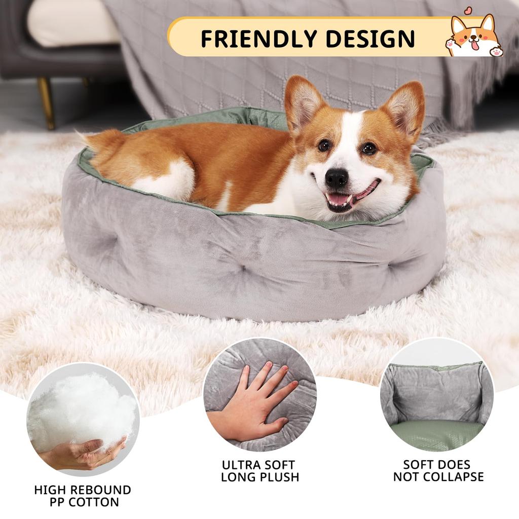 Calibonbon Pet Bed для собак и охлаждения и для средних собак и премиум-товары для животных Кошки, Отопление, Собаки/маленькие кошки, Нескользящий, Моющийся, Зеленый,