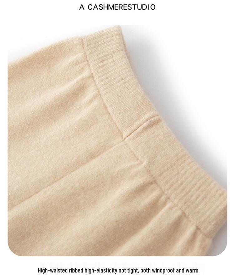 Children's Soft Cashmere Knit Wool Pants - Light Luxury, Warm & Skin-Friendly