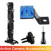 Motorcycle Mirror Mount Adjustment Arm Adapter For GoPro 13 12 11 10 9 8 AKASO SJCAM Insta360 DJI Osmo Action Camera Accessories