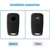 AANB1 Car Remote Key Emblem Sticker Aluminum Keys Decoration Decal For KIA K9 Sportage Niro K5 Carnival EV6 EV9 EV3 K8 Stinger Forte