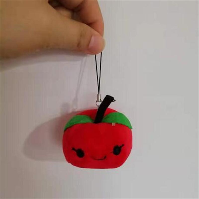 1 шт. Фруктовые плюшевые игрушки персика мини милая мягкая игрушка груша маленькая подвеска дети дети товарищ по играм подарки на День святого Валентина унисекс 8 см