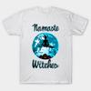 T Shirt Women Namaste Witches Halloween Yoga Humor Harajuku Print Kawaii Tshirt Summer Short Sleeve Female T-Shirt Top Tee