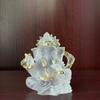 Ganesh Hindu Elephant God Of Success Statue Resin Transparent Figurine Ornament Home Interior Decoration Crafts