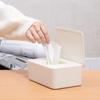 Wet Tissue Box with Lid Dustproof Baby Nappy Wet Tissue Storage Holder Dispenser for Home Car Office Paper Tissue Organizer