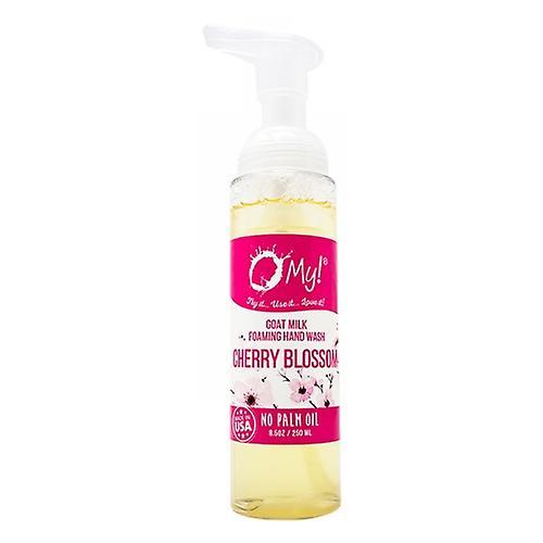 O MY! Goat Milk Foaming Hand Wash, Cherry Blossom 8.5 Oz (Pack of 1)