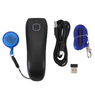 1D сканер штрих-кода беспроводной портативный мини ручной USB BT 2.4G 3 в 1 небольшой карманный считыватель штрих-кода