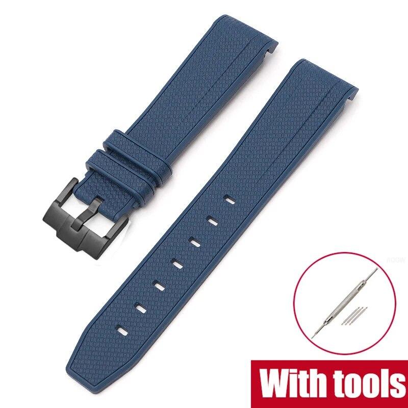 Silicone Strap for Swatch X Omega Moonswatch Stainless Steel Buckle 20mm 22mm Men Women Soft Waterproof Replace Watch Band
