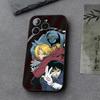 F-FULLMETAL A-ALCHEMIST Чехол для телефона Funda Для iPhone 13 17 16 11 15 Pro Max 14 12 Pro Xs Max Mini Xr X 7 8 6 6s Plus Чехлы