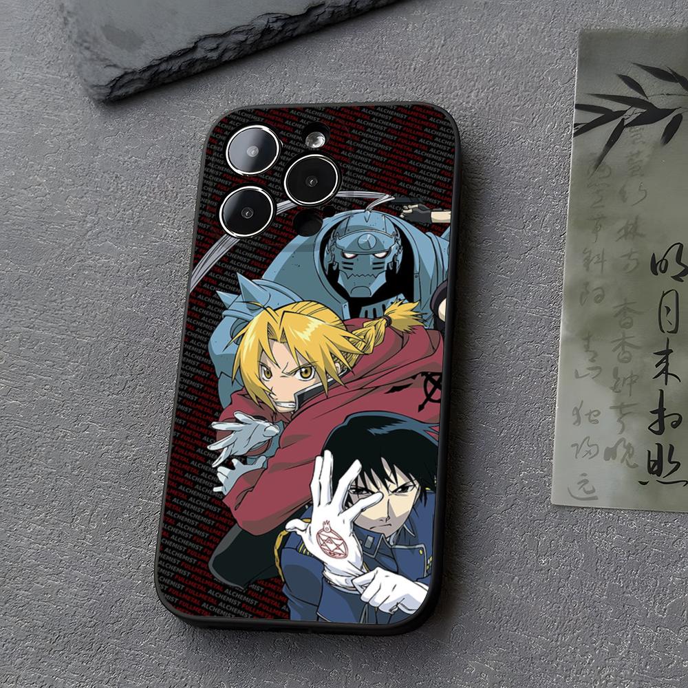 F-FULLMETAL A-ALCHEMIST Чехол для телефона Funda Для iPhone 13 17 16 11 15 Pro Max 14 12 Pro Xs Max Mini Xr X 7 8 6 6s Plus Чехлы