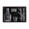 Cold Beer Rhum Vintage Metal Sign Tin Decor Plaque Decor Pub Cafe Brewery Wine Rum Wall Art Posters Metal Signs Decorative Plate
