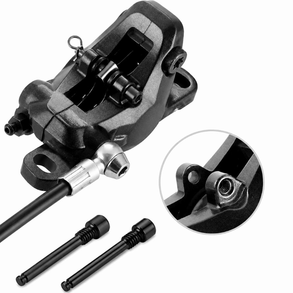 2 Sets Titanium Alloy Disc Brake Caliper Bolts 31mm Length Brake Caliper Screws for Road Bicycle