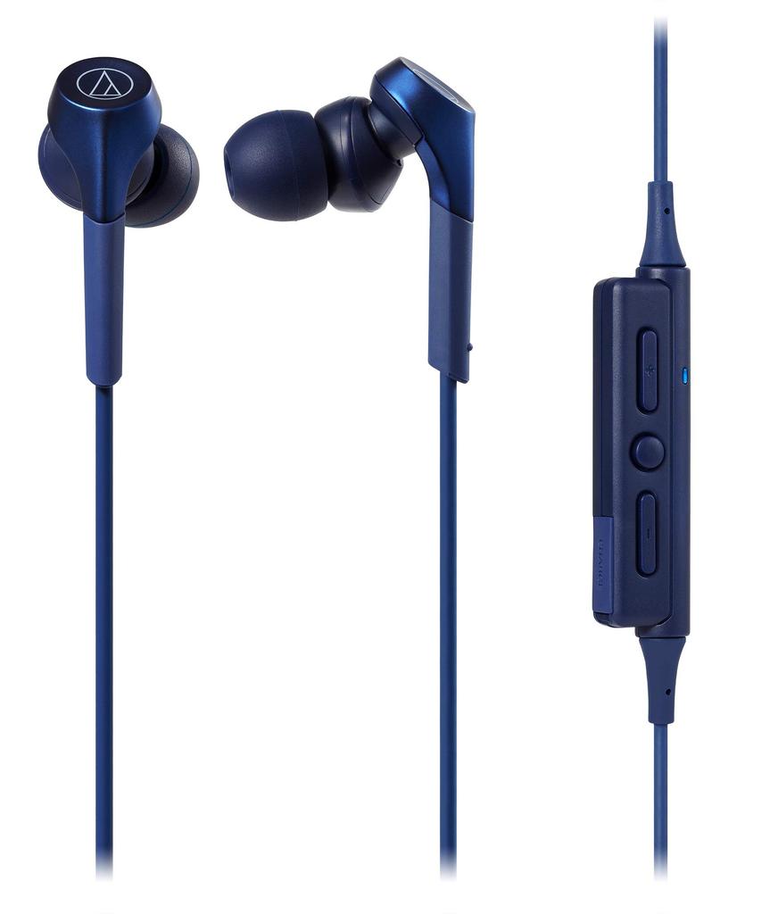 Беспроводные наушники Audio Technica SOLID BASS Deep Bass Blue BL ATH-CKS550XBT