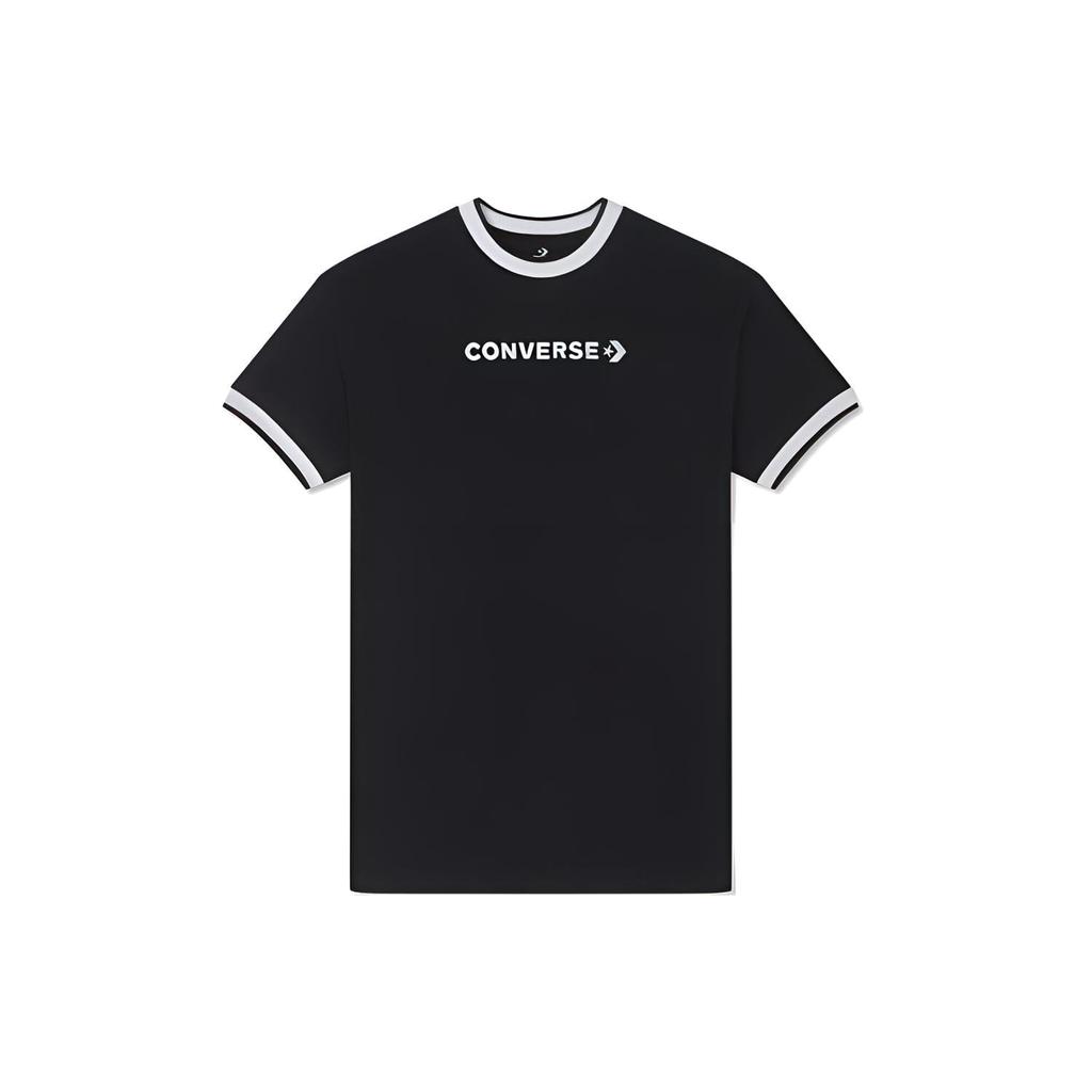 Converse Платье с коротким рукавом Женское Черное 10024783-A01