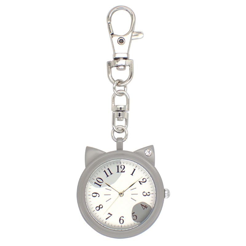 Брелок-часы с кошачьей мятой Cat Keychain Watch N02723S-0 GY