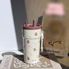 Large Capacity Straw Vacuum Cup 500 Insulated Cup High Appearance Vacuum Cup  Drinkware