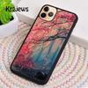 Krajews Flower beautiful landscape Soft Phone Case coque For iPhone 17 Air 16 Pro 15 14 Plus 11 12 Max 13 cover