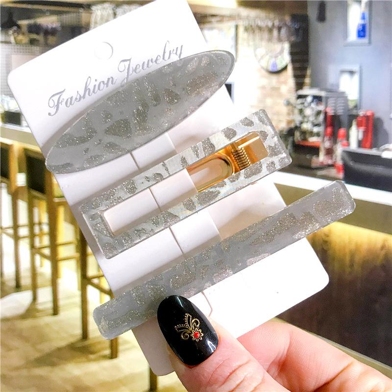 Корейский модный красочный ацетатный комплект из 3 шт./компл., набор заколок для волос, шпилька для женщин и девочек, заколки, аксессуары, ювелирные изделия, заколка для волос, головной убор