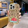 Phone Case: 2D flat design suitable for iPhone 18 17 16 15 14 13 Pro protective case, couple style, watermelon straw, Christmas and Halloween gifts