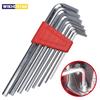 8pcs Allen Wrench Metric Wrench Inch Wrench L Wrench Size Allen Key Short Arm Tool Set Easy To Carry In The Pocket 2025