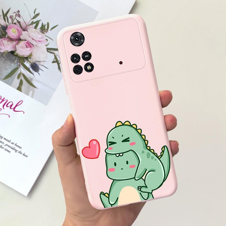 For Xiaomi Poco M4 Pro 4G Case New Fashion Cartoon Cover Soft Silicone Phone Case For Xiaomi Poco M4 Pro PocoM4 5G Fundas Bumper